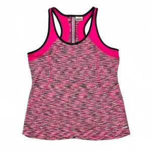Avia Pink Grey Razor Back Performance Tank Size Large